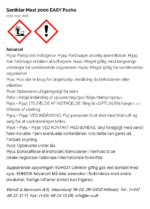 Saniklar Maxi 2000 EASY Pucks faremaerkning