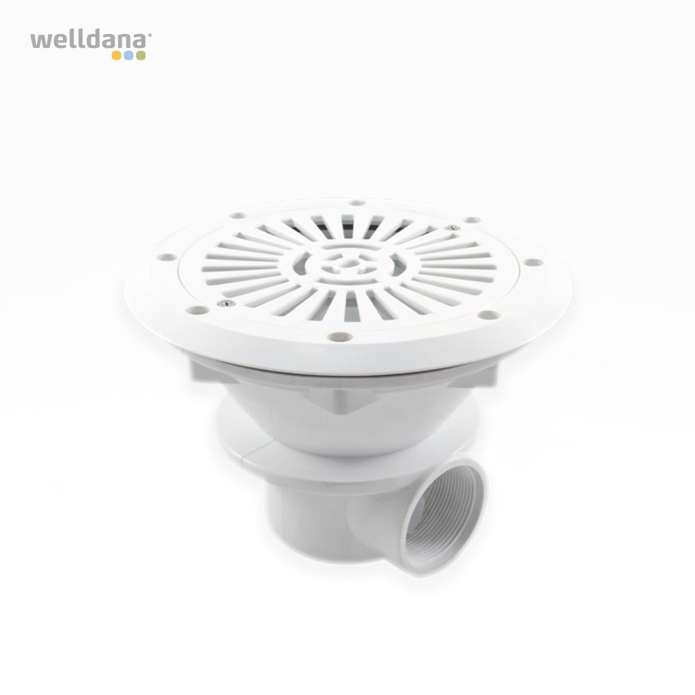 37 363400 Welldana1 Skimmere og udlob Bundudlob plast for beton og liner pools