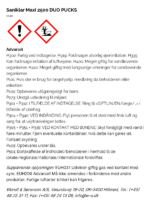 Saniklar Maxi 2500 DUO PUCKS faremaerkning