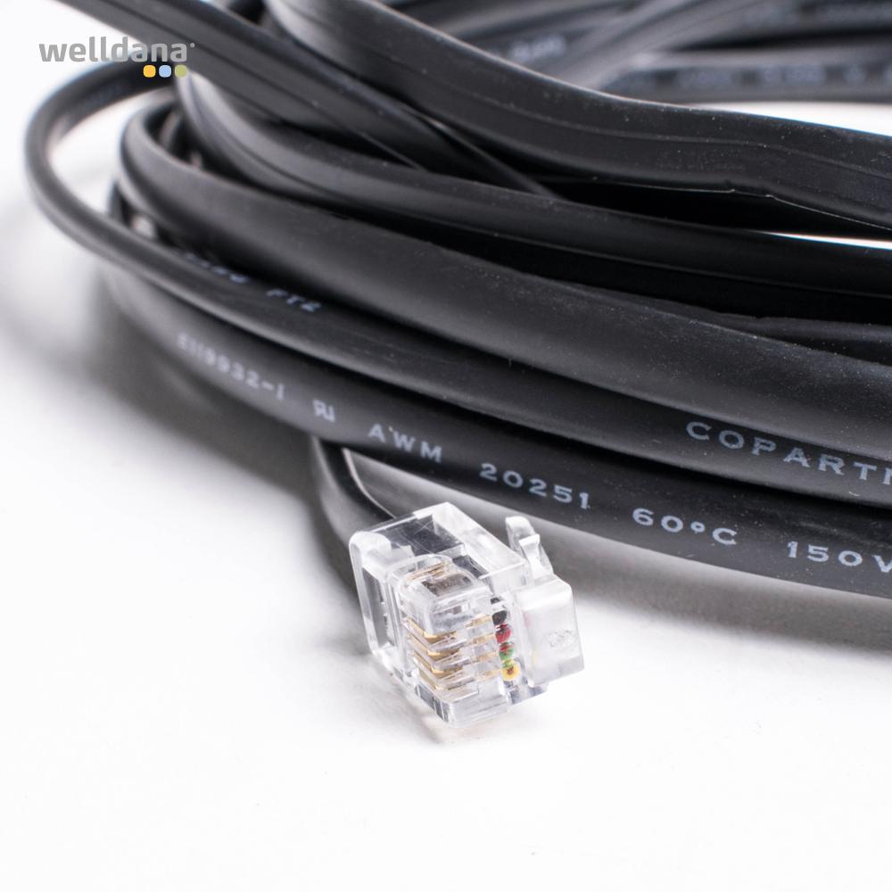 59 800018 welldana 1  reservedele kabel med stik til touch gri til harvia steamgenerator