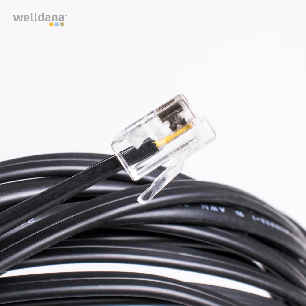 59 800018 welldana 2  reservedele kabel med stik til touch gri til harvia steamgenerator