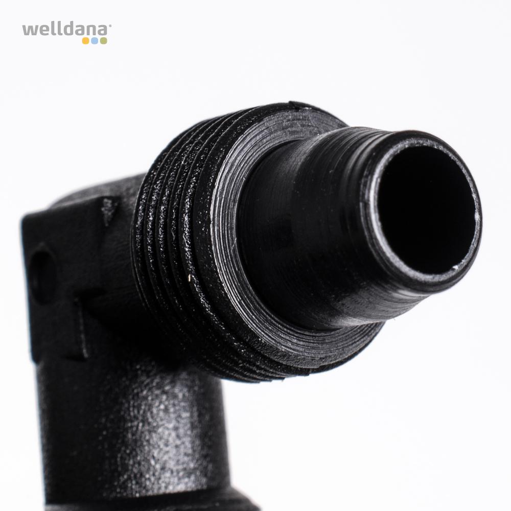 63 820010 welldana 4  spa diverse fittings til spa adapter 90 10mm m omlober