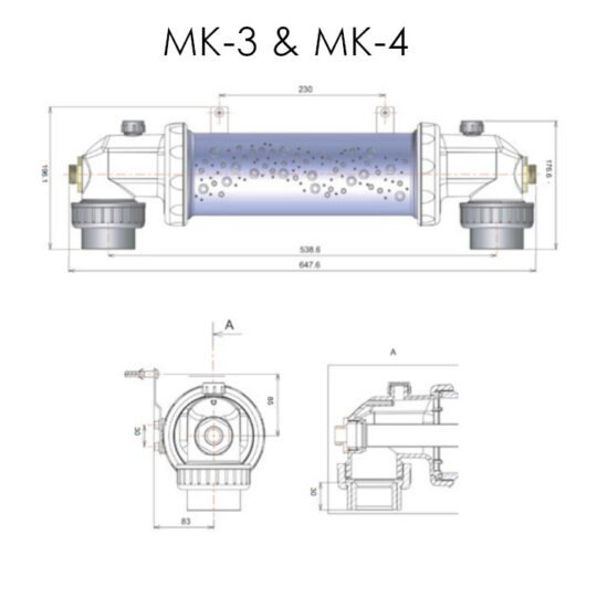 titanium varmeveksler.bwt .climexel.drawing.mk 3.mk 4.ptech