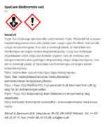 SpaCare BioBromide salt faremaerkning