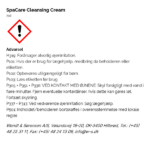 SpaCare Cleansing Cream faremaerkning