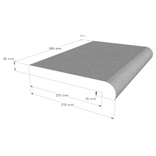 Nevada kantflise product image measurements scandi roc pooltech