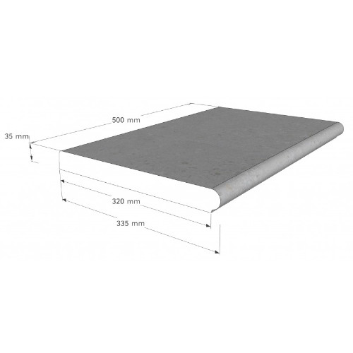 Sparta kantflise product image measurements scandi roc pooltech