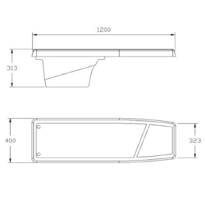 AstralPool vippe model dynamic 1200 20090 measurements product img