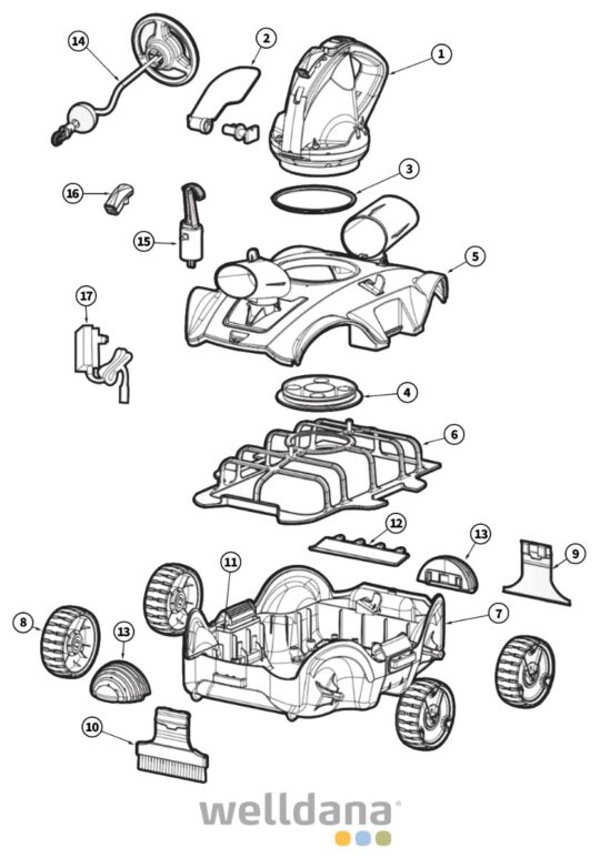 spare parts aquavac 250li 33 002020