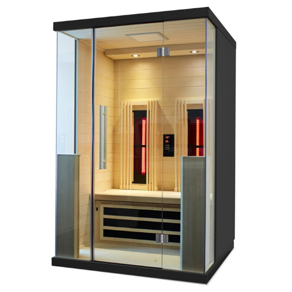 gullberg&jansson infrarød sauna nordic relax model 2 sort 020 004