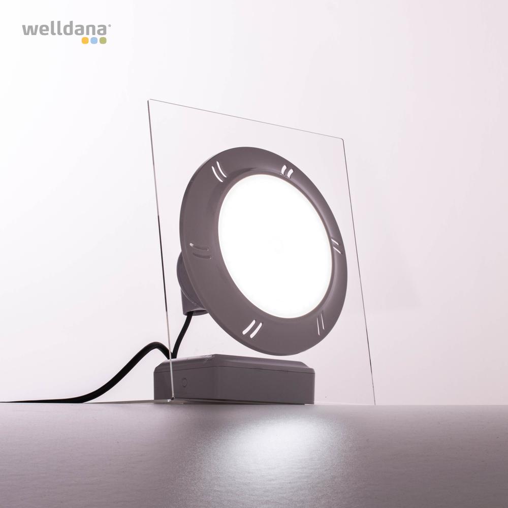 34 121011 welldana0 lys adagio pro poollamper 170 mm hvid