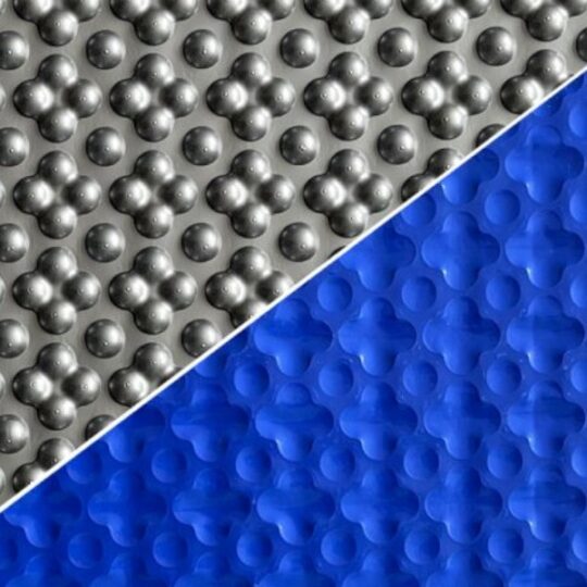 Quadruple boble termocover termotæppe swimmingpool TY B1 ptech min