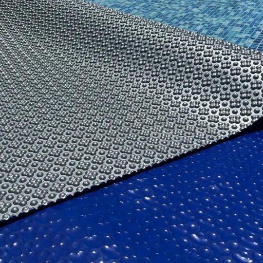 Quadruple boble termocover termotæppe swimmingpool TY B1 ptech 3 min