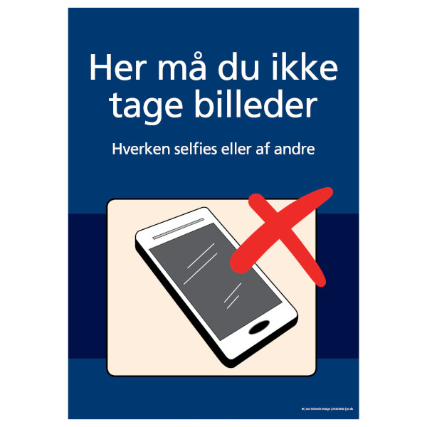 fotografering ikke tilladt A4 JSDSign 4
