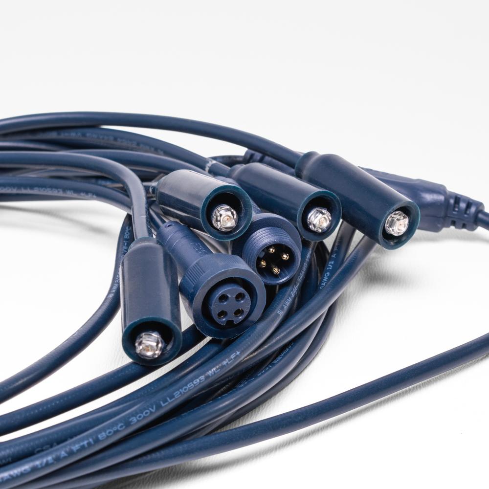 LED lys m.4 lys pr. streng f. 24 multi point  fra 2024 - Billede 2