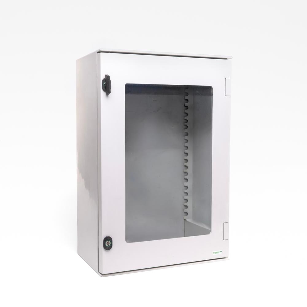 65-311610_welldana_0_kemiskab_uden_adaptering Kemiskab uden adaptering - 647x436x250 Glaslåge med 2 låse - Hvid - Billede 1